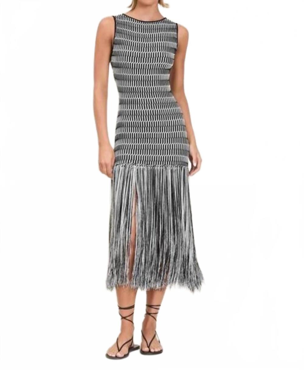 NEW DEVON WINDSOR leiza dress in ash